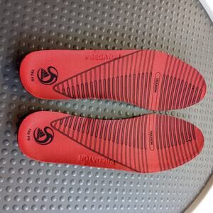 Adidas Traxion Replacement Insoles Red Mens M 7-8 Ortholite Cushion Inserts